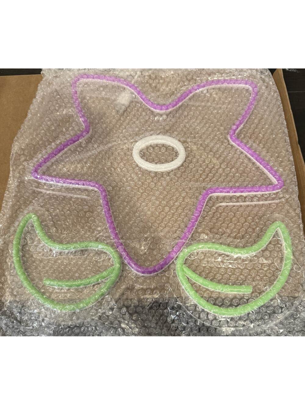 New Green/Purple Star Leaf Neon Sign Palm